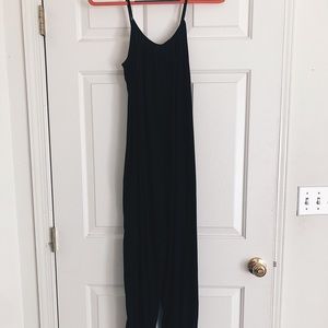 urban outfitters black jumpsuit